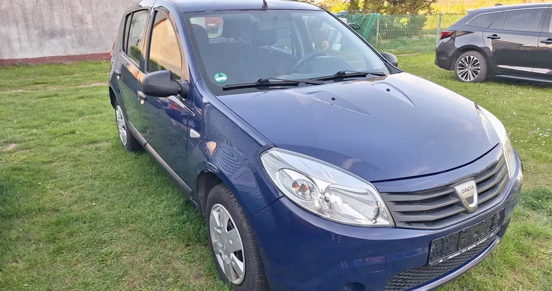 dacia mazowieckie Dacia Sandero cena 9600 przebieg: 204672, rok produkcji 2009 z Darłowo